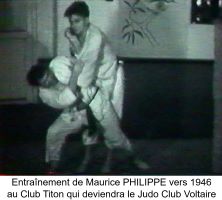 1946 entrainement de JUDO de Maurice PHILIPPE
