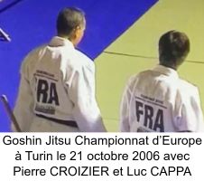 Goshin Jujitsu 2006 à Turin Pierre et Luc