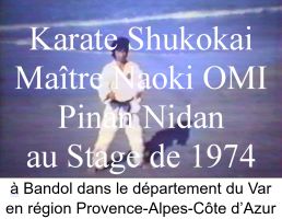Karate Maître Naoki OMI Stage de 1974 Pinan Nidan