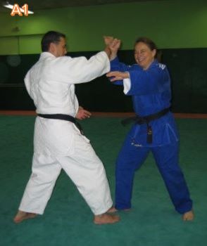 Tecniques de bases de Jujitsu Luc et Françoise