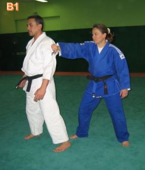 Tecniques de bases de Jujitsu Luc et Françoise