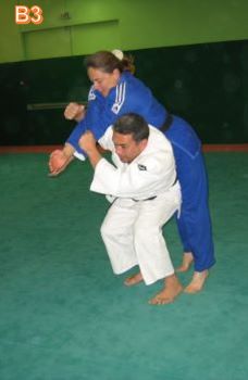 Tecniques de bases de Jujitsu Luc et Françoise
