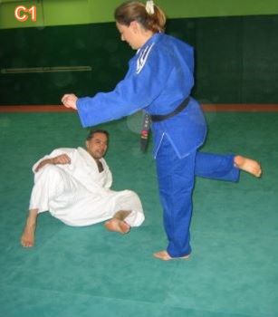 Tecniques de bases de Jujitsu Luc et Françoise