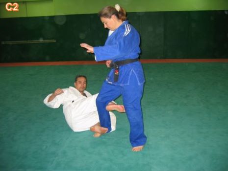 Tecniques de bases de Jujitsu Luc et Françoise